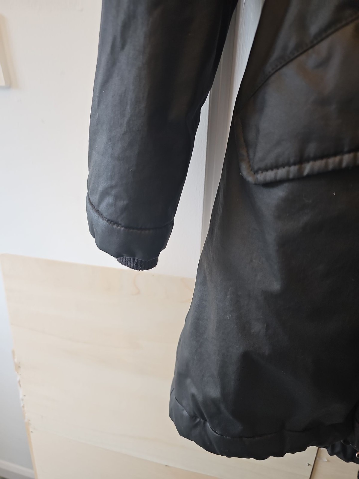 M&S Collection Women's Black Borg-Lined Parka Coat W551 - Image 4
