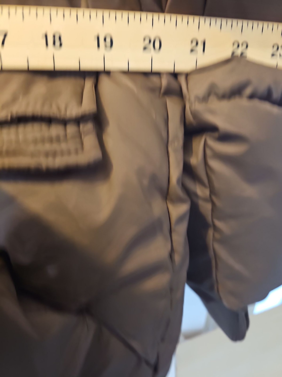 Fashion Design Brown Quilted Puffer Jacket with Toggle Details W554 - Image 5