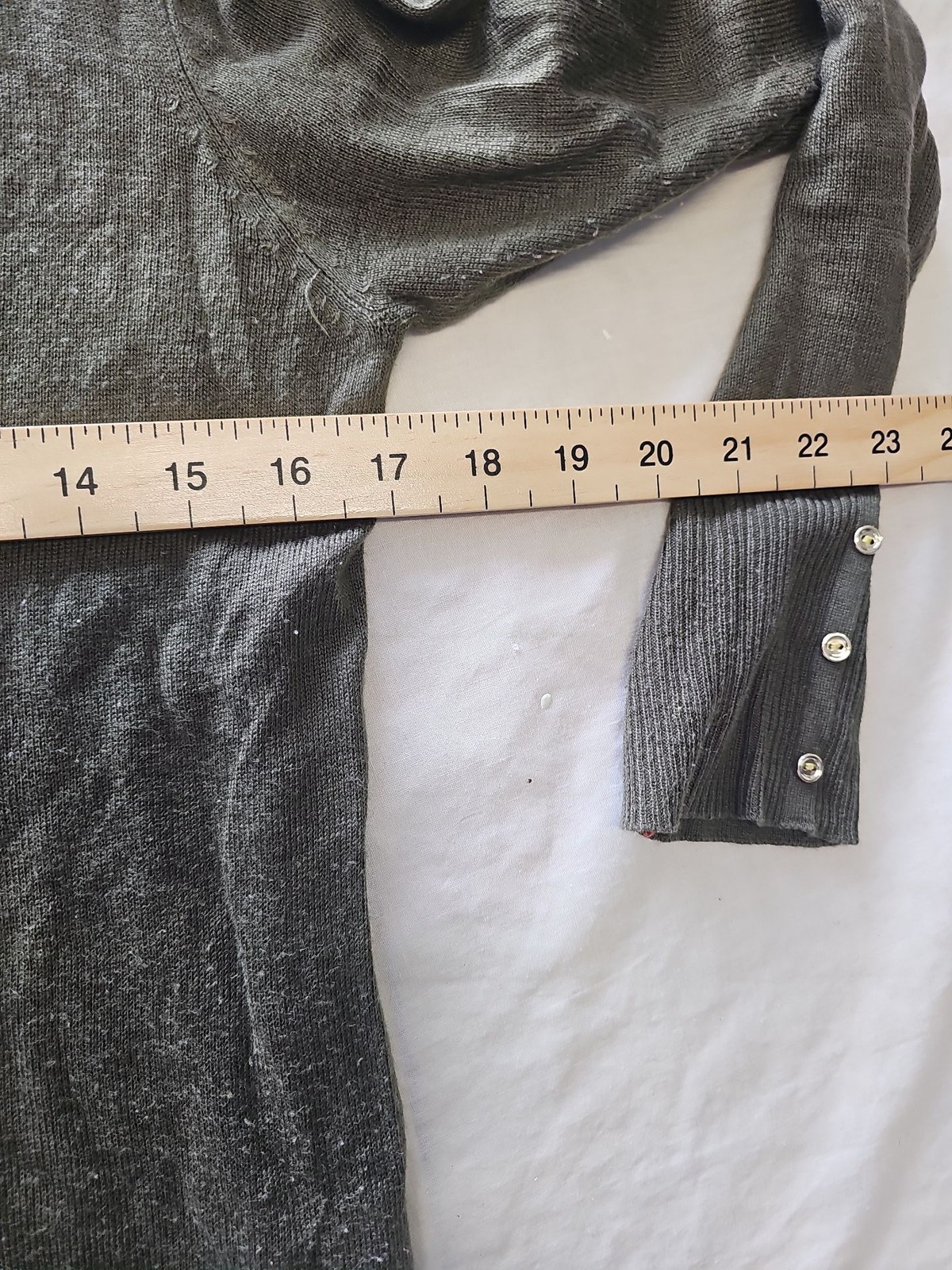 Atmosphere Olive Green V-Neck Lightweight Knit Jumper 411 - Image 11