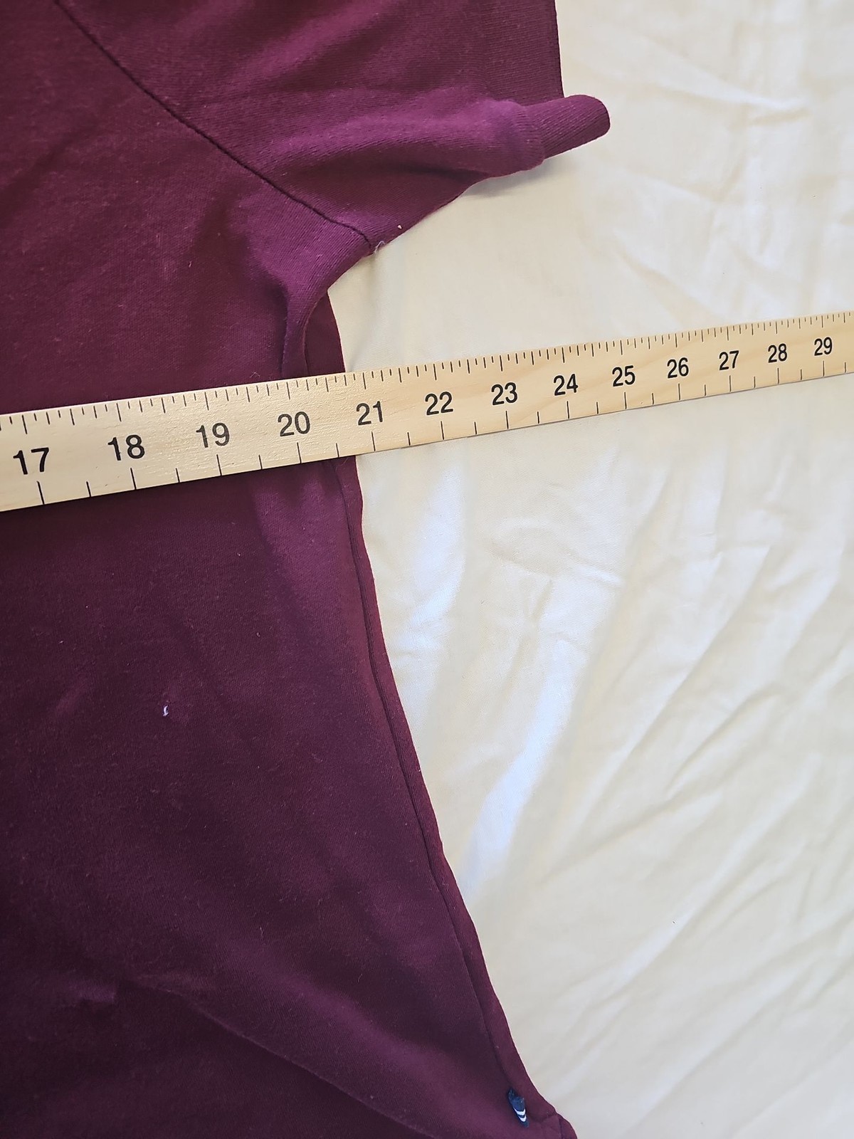 Nautica Classic Fit Burgundy Pique Polo Shirt - Men's Size Large F549 - Image 5