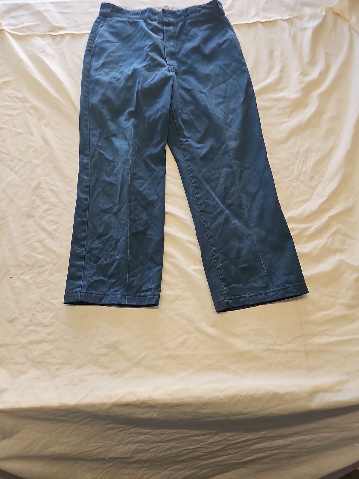 Vintage Dickies 874 Work Pants Navy Blue Straight Leg 32 30 G525
