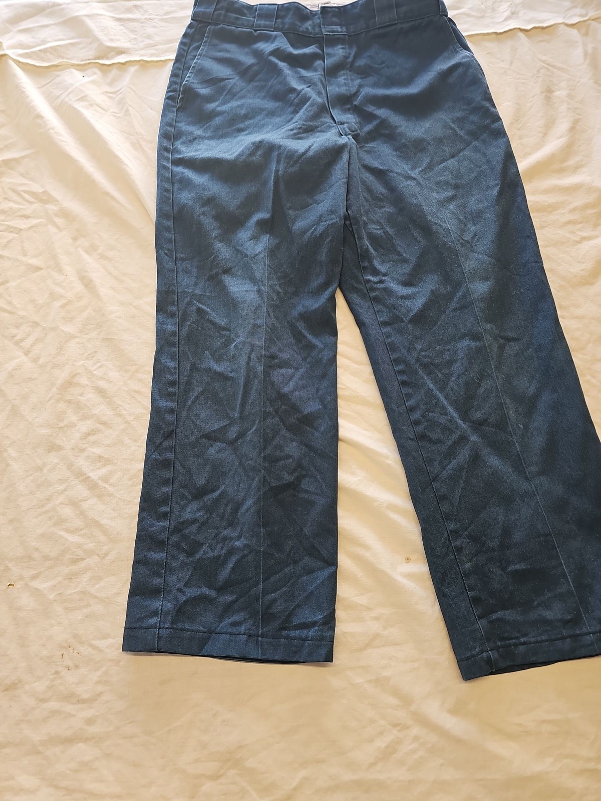 Vintage Dickies 874 Work Pants Navy Blue Straight Leg 32 30 G525 - Image 3