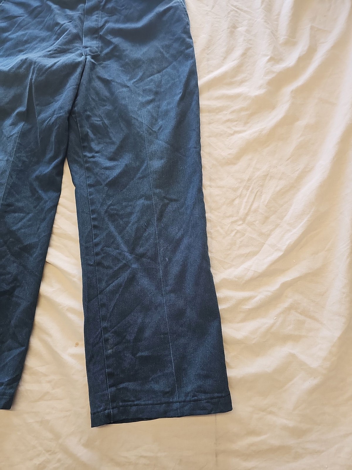 Vintage Dickies 874 Work Pants Navy Blue Straight Leg 32 30 G525 - Image 4