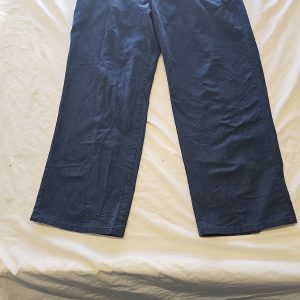 Vintage Genuine Dickies Men's Navy Blue Work Trousers 40 30 G526