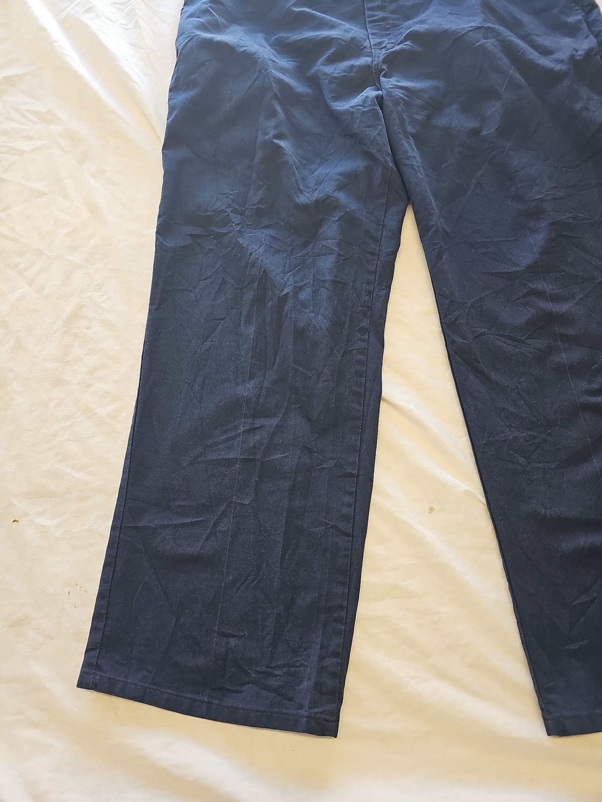 Vintage Genuine Dickies Men's Navy Blue Work Trousers 40 30 G526 - Image 3