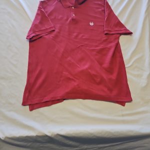 Chaps Ralph Lauren Red Pique Cotton Polo Shirt XL G528