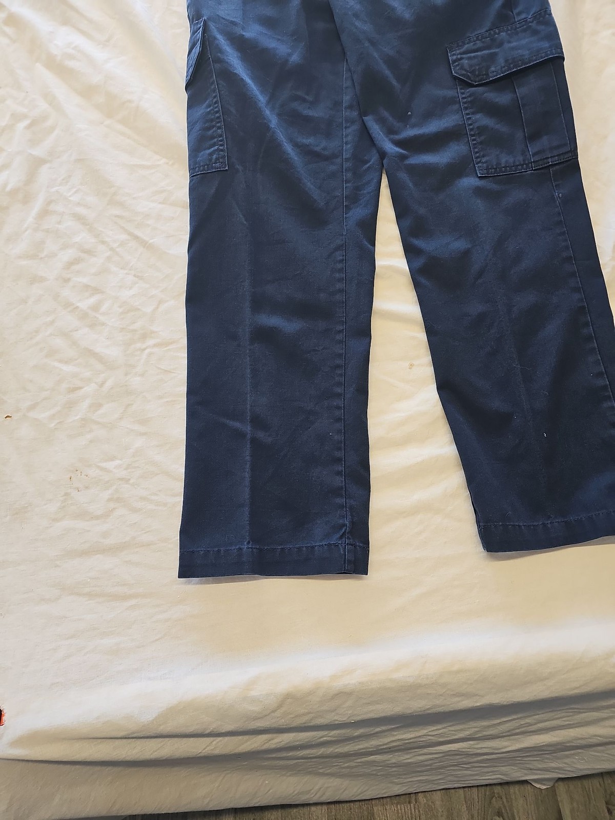 Dickies Slim Straight Navy Blue Cargo Work Trousers G518 W32 L29 - Image 3