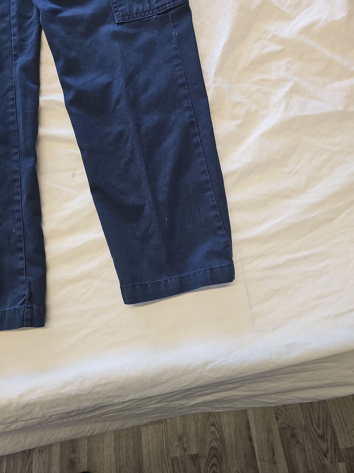Dickies Slim Straight Navy Blue Cargo Work Trousers G518 W32 L29 - Image 4