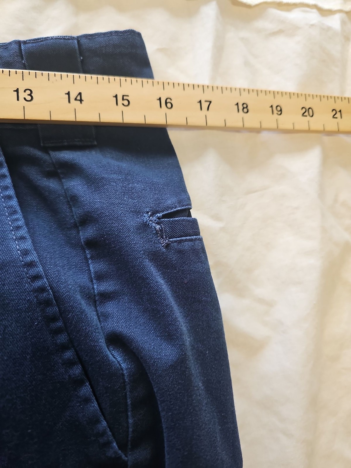 Dickies Slim Straight Navy Blue Cargo Work Trousers G518 W32 L29 - Image 6