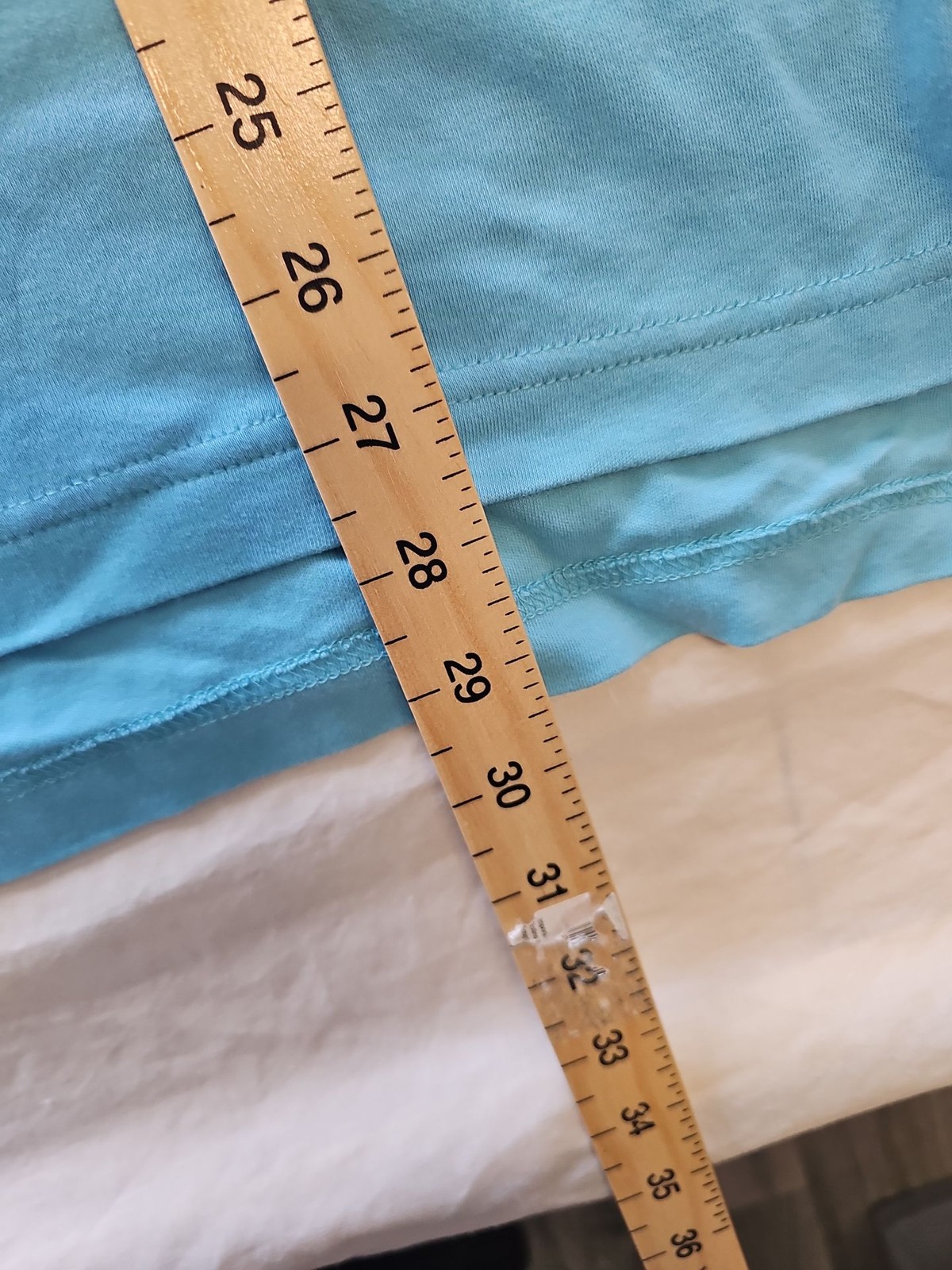 Chaps Light Blue Cotton Polo Shirt with Pocket Size m G519 - Image 7