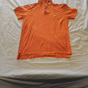 Chaps Men's Orange Piqué Cotton Polo Shirt - Size M G520