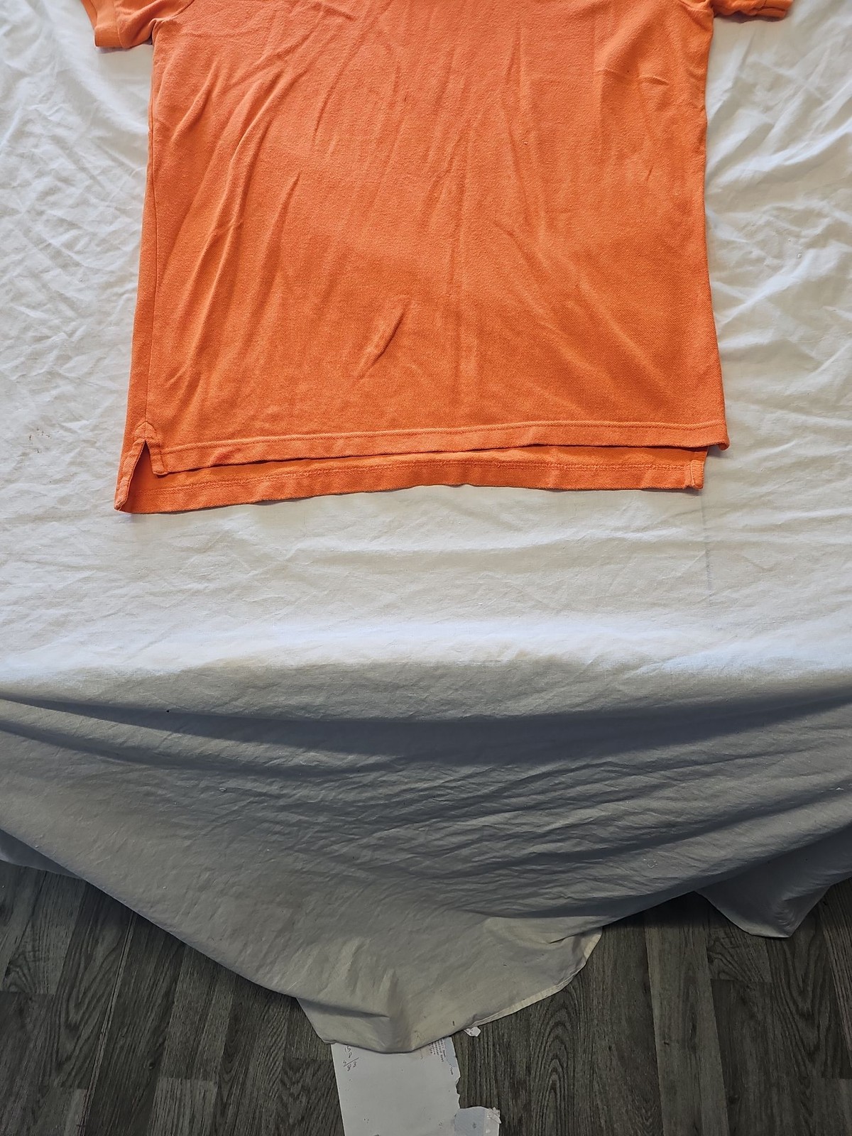 Chaps Men's Orange Piqué Cotton Polo Shirt - Size M G520 - Image 5