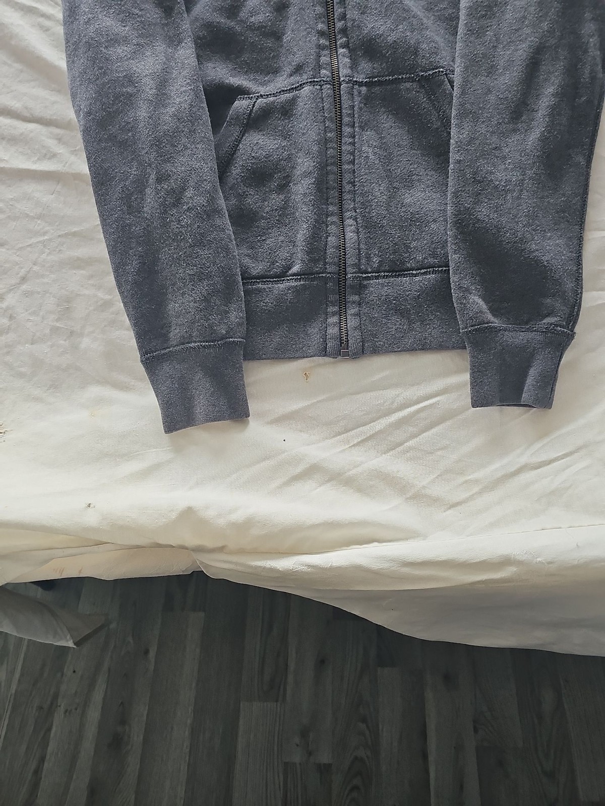 Polo Ralph Lauren Charcoal Grey Full-Zip Hoodie XS A438