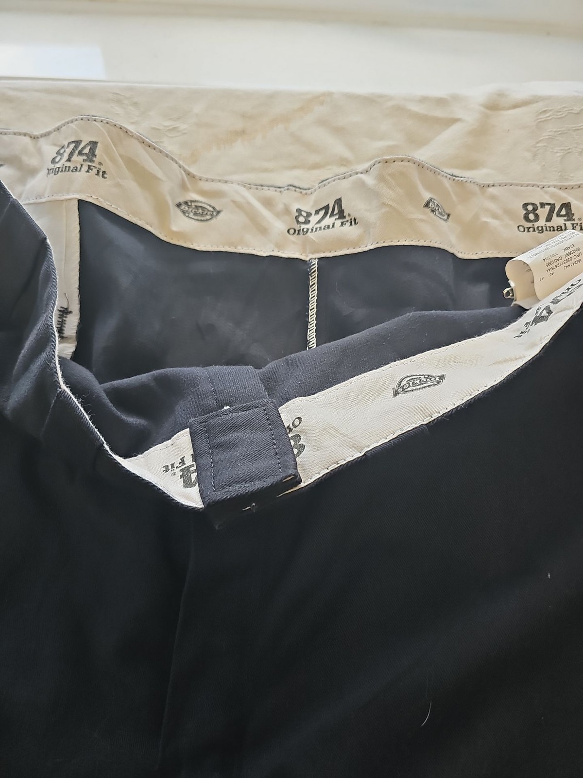 Dickies 874 Original Fit Navy Work Trousers 48 32 G523