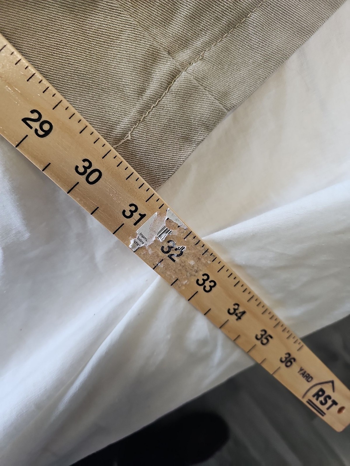 Dickies 874 Original Fit Work Trousers in Khaki G566 W38/40 L31 - Image 6