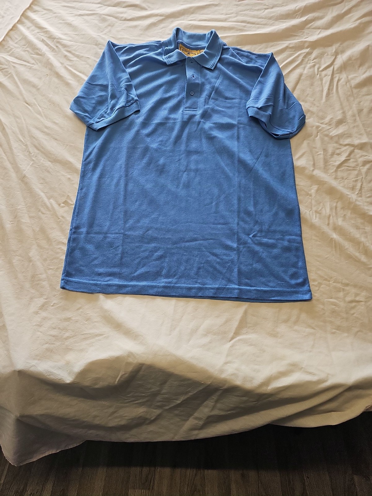 Vintage Timberjack Light Blue Pique Polo Shirt - Size XL G569
