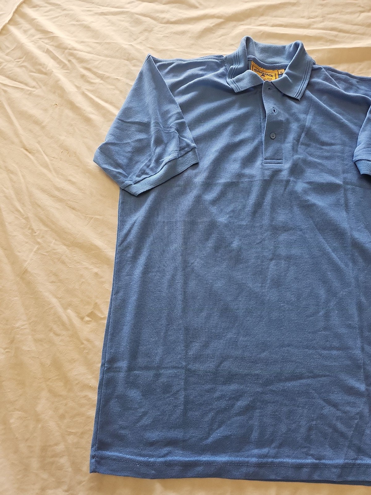Vintage Timberjack Light Blue Pique Polo Shirt - Size XL G569 - Image 3