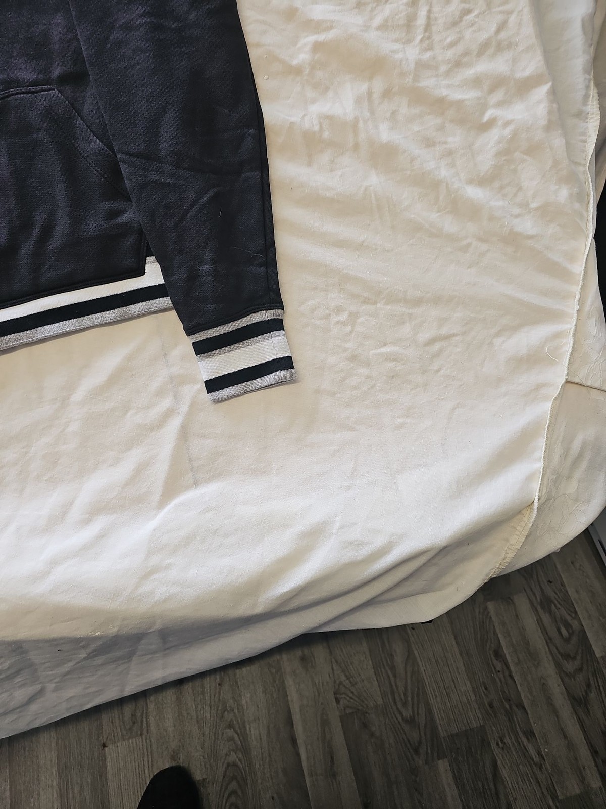Champion Elite Women's Black Pullover Hoodie with Striped Trim G570 - Image 6