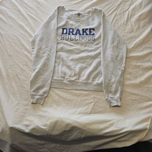 Champion Reverse Weave Drake Bulldogs Heather Grey Sweatshirt G571