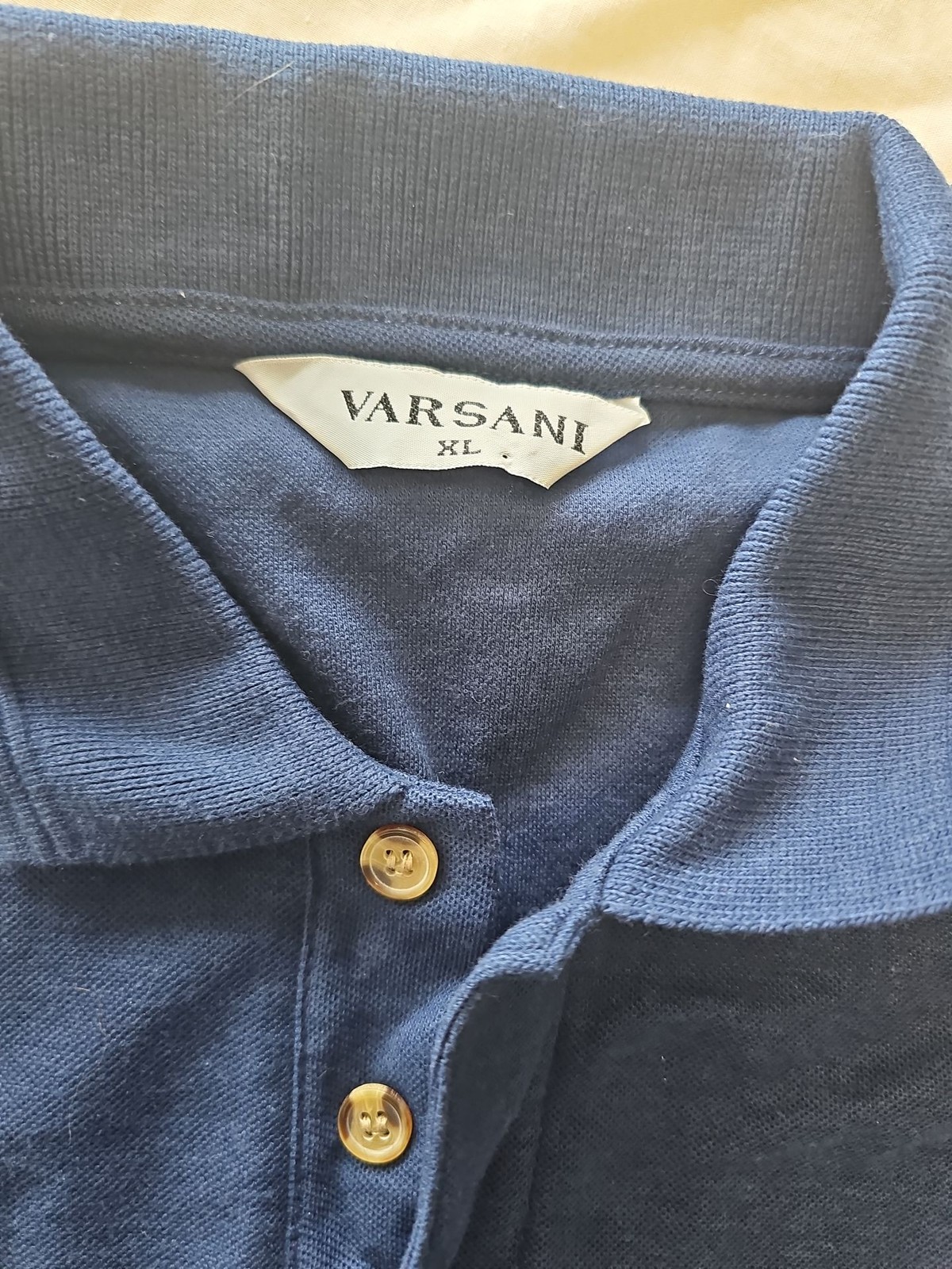 Varsani Navy Blue Men’s Polo Shirt – Size XL G572
