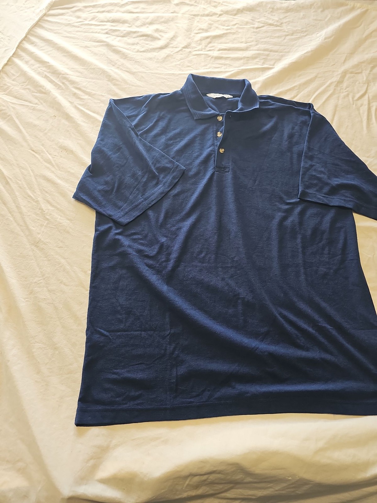 Varsani Navy Blue Men's Polo Shirt - Size XL G572 - Image 3