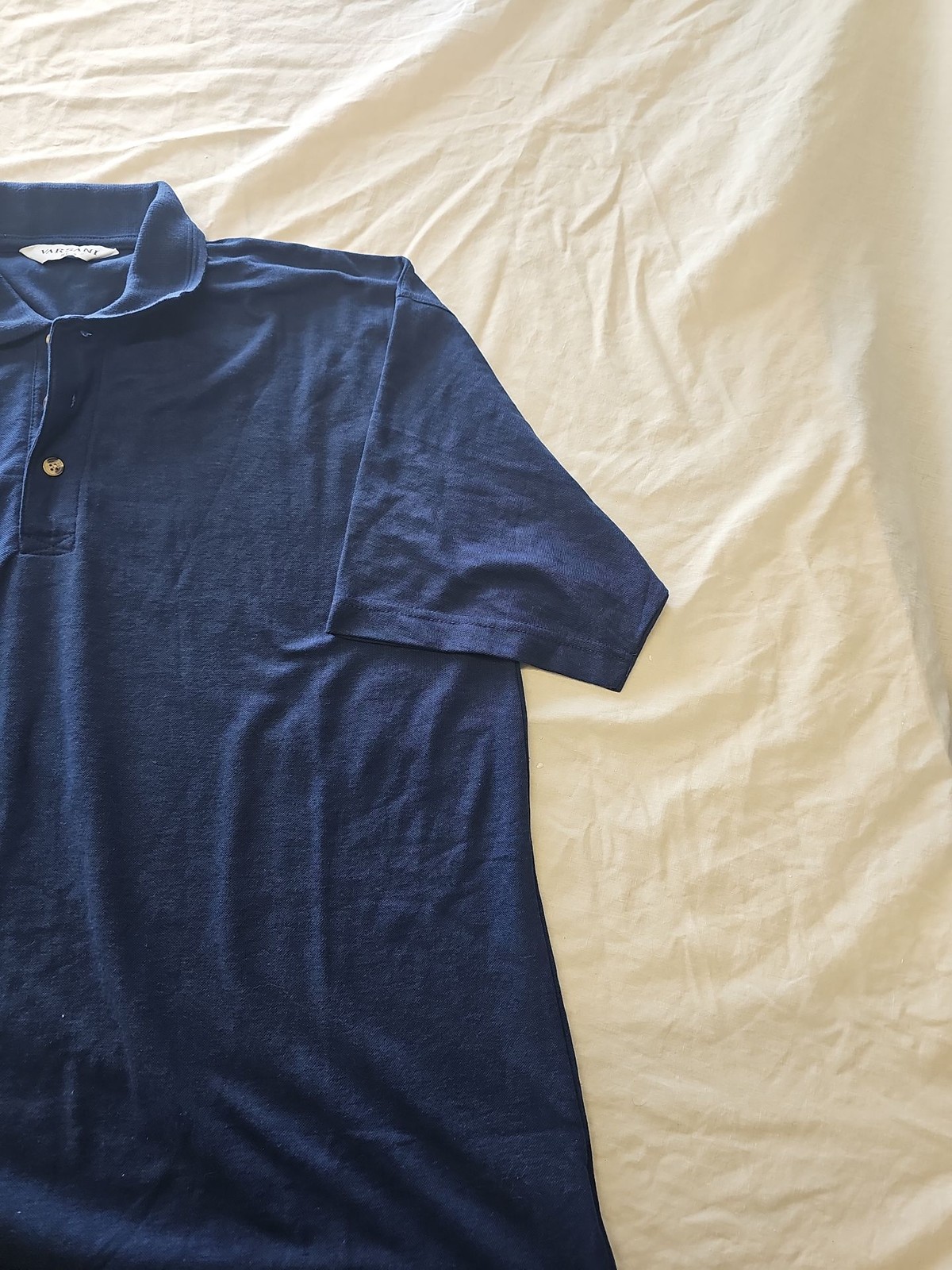 Varsani Navy Blue Men's Polo Shirt - Size XL G572 - Image 4