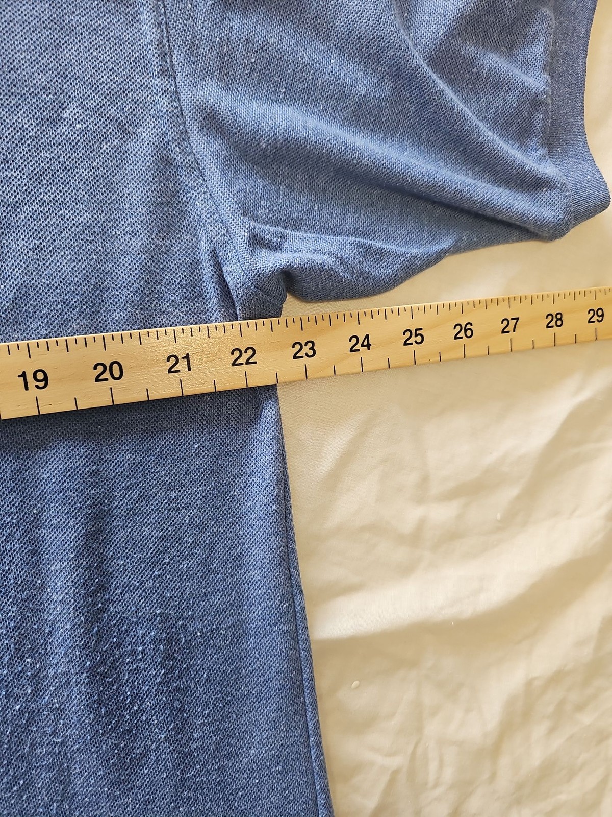 Vintage Timberjack Heather Blue Piqué Polo Shirt - Size XL G573 - Image 5