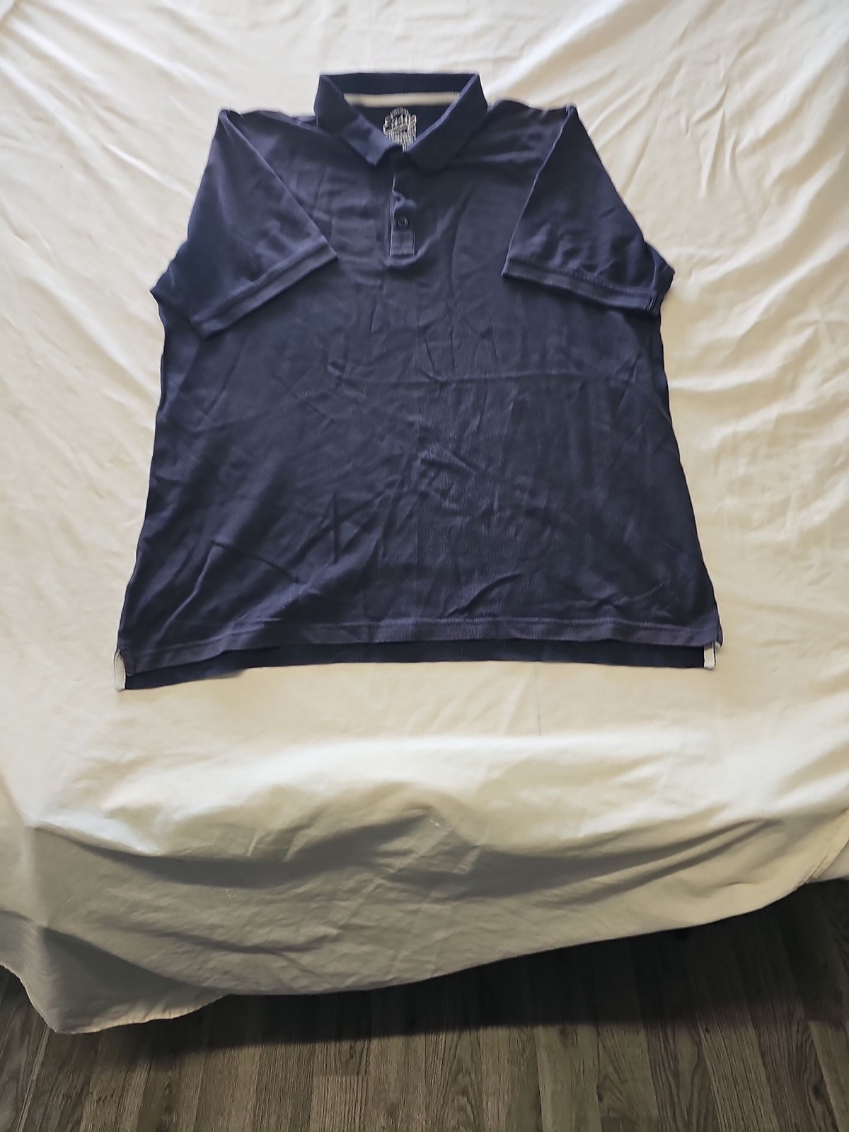Easy Essential Navy Blue Pique Polo Shirt XL G574