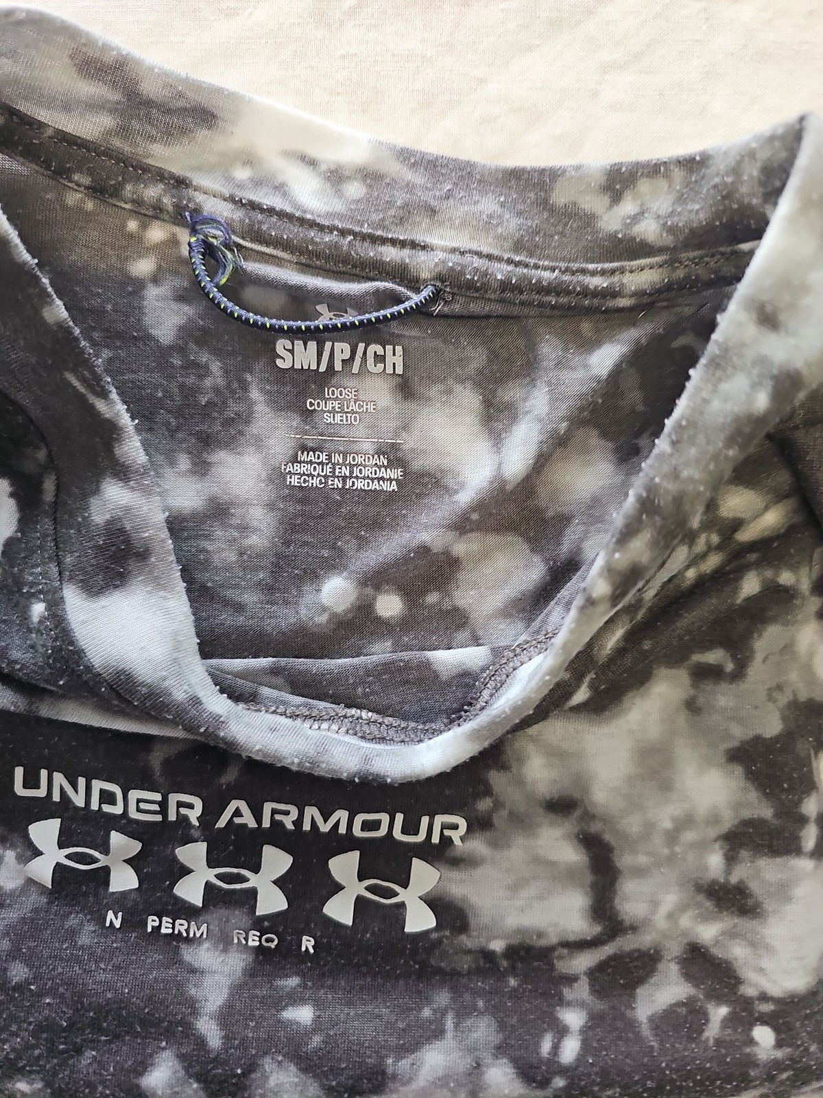 Under Armour Project Rock Men's Dye Print Training T-Shirt - Small 406 - Image 8