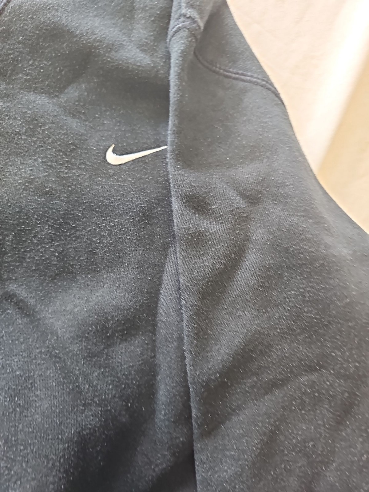 Vintage Nike Embroidered Swoosh Crewneck Sweatshirt Navy Blue 405 - Image 9