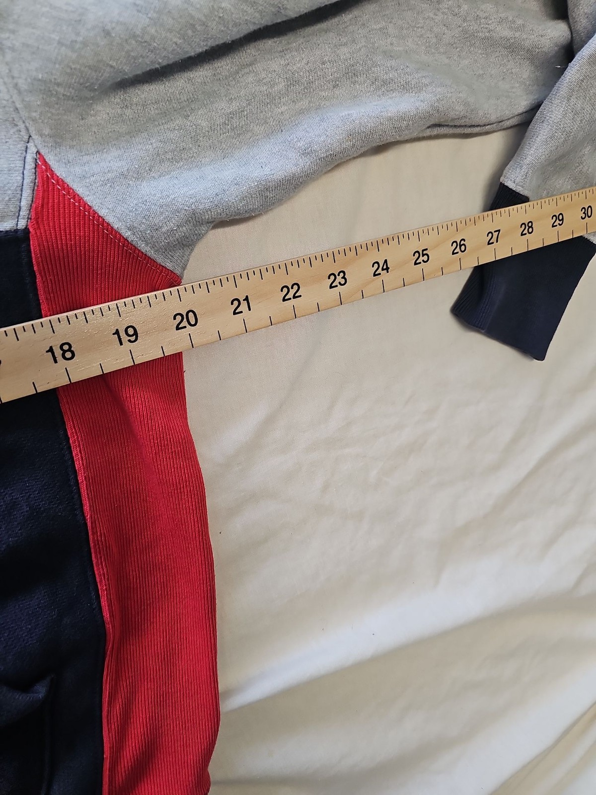Champion Reverse Weave Colorblock Hoodie Small H592 - Image 8