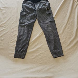 Under Armour Youth Loose Fit Cargo Joggers in Charcoal Grey  404