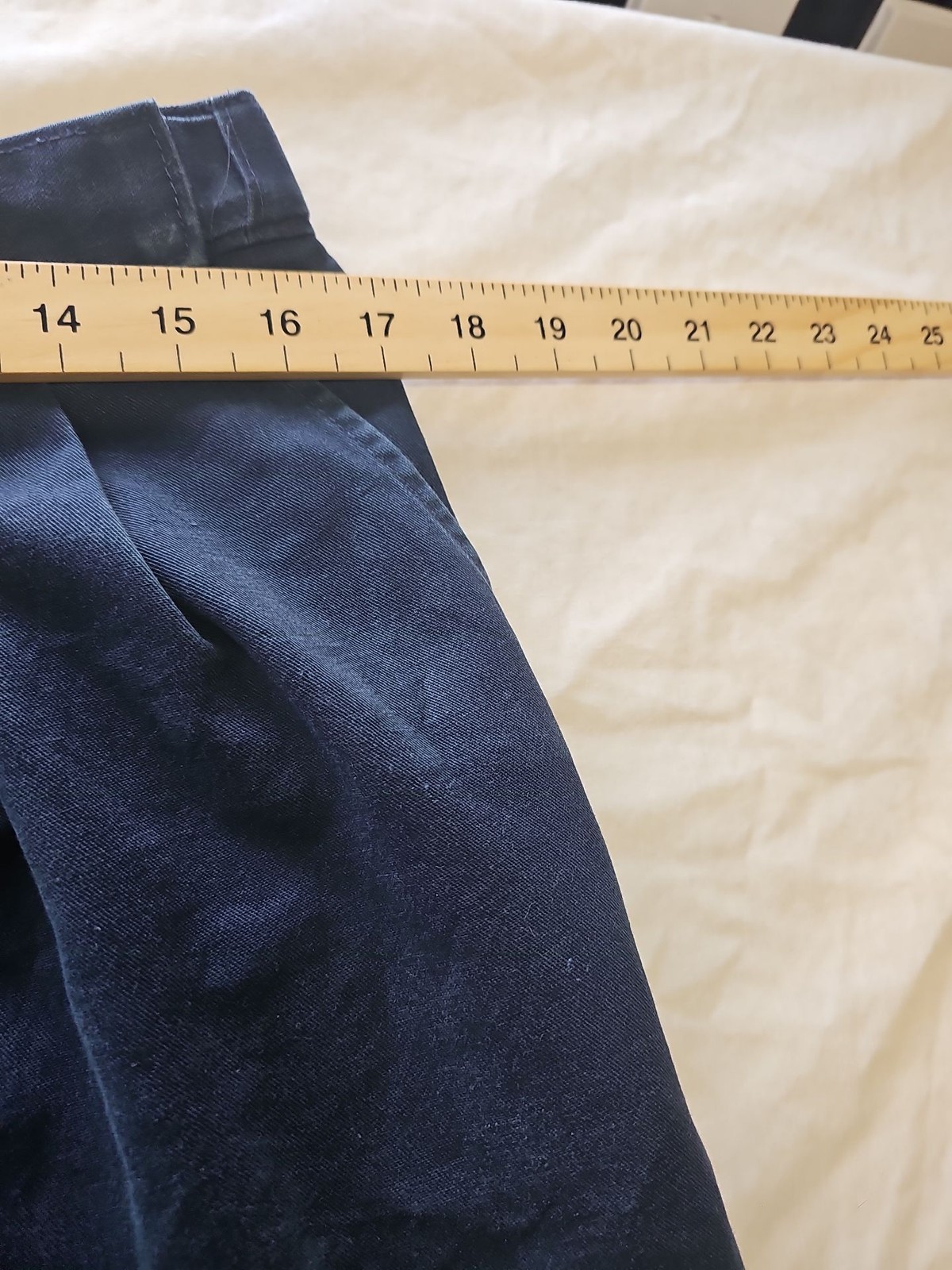 Genuine Dickies Men's Pleated Navy Work Trousers G581 W36 L32 - Image 9