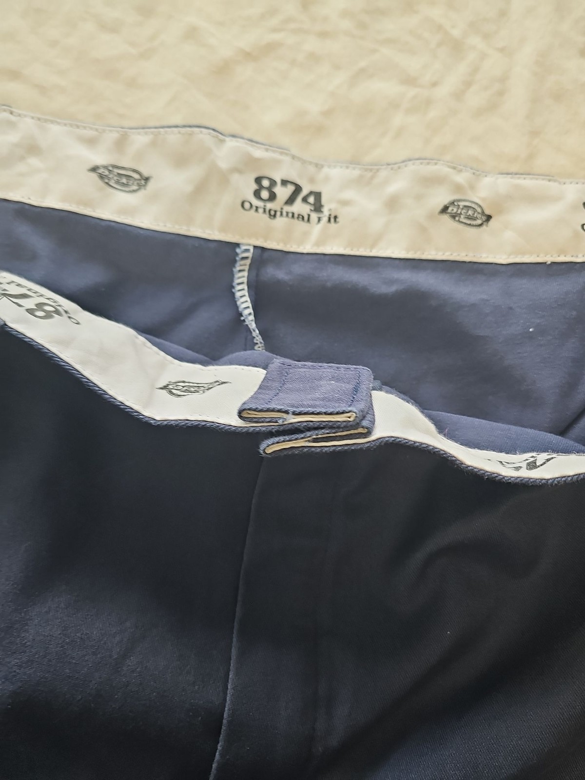 Dickies 874 Original Fit Work Pants Navy Blue G583 W56 L30