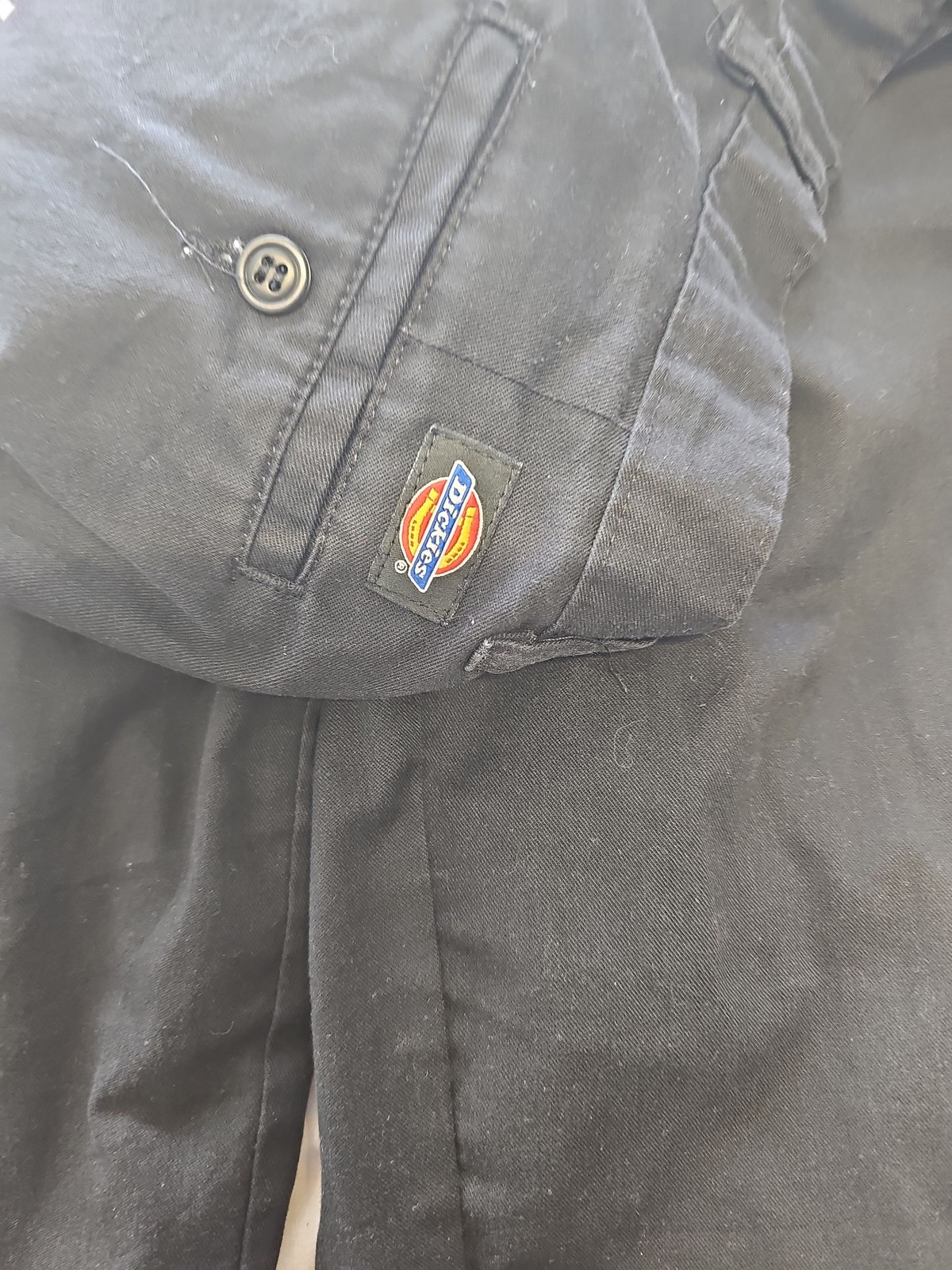 Dickies Black Work Pants Straight Leg Trousers W28 L31 G587