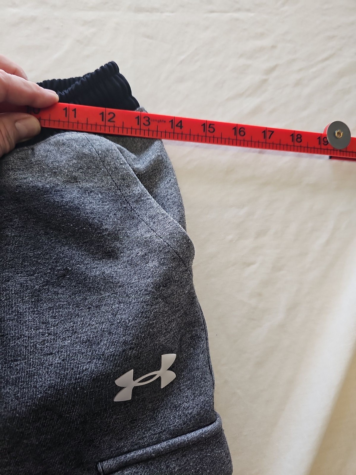 Under Armour Youth Loose Fit Cargo Joggers in Charcoal Grey 404 - Image 11