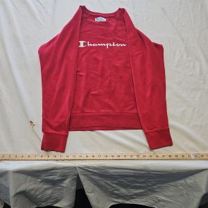 Vintage Champion Authentic Athleticwear Red Crewneck Sweatshirt Large E635