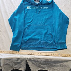 Champion Authentic Athleticwear Blue Pullover Hoodie XL E636