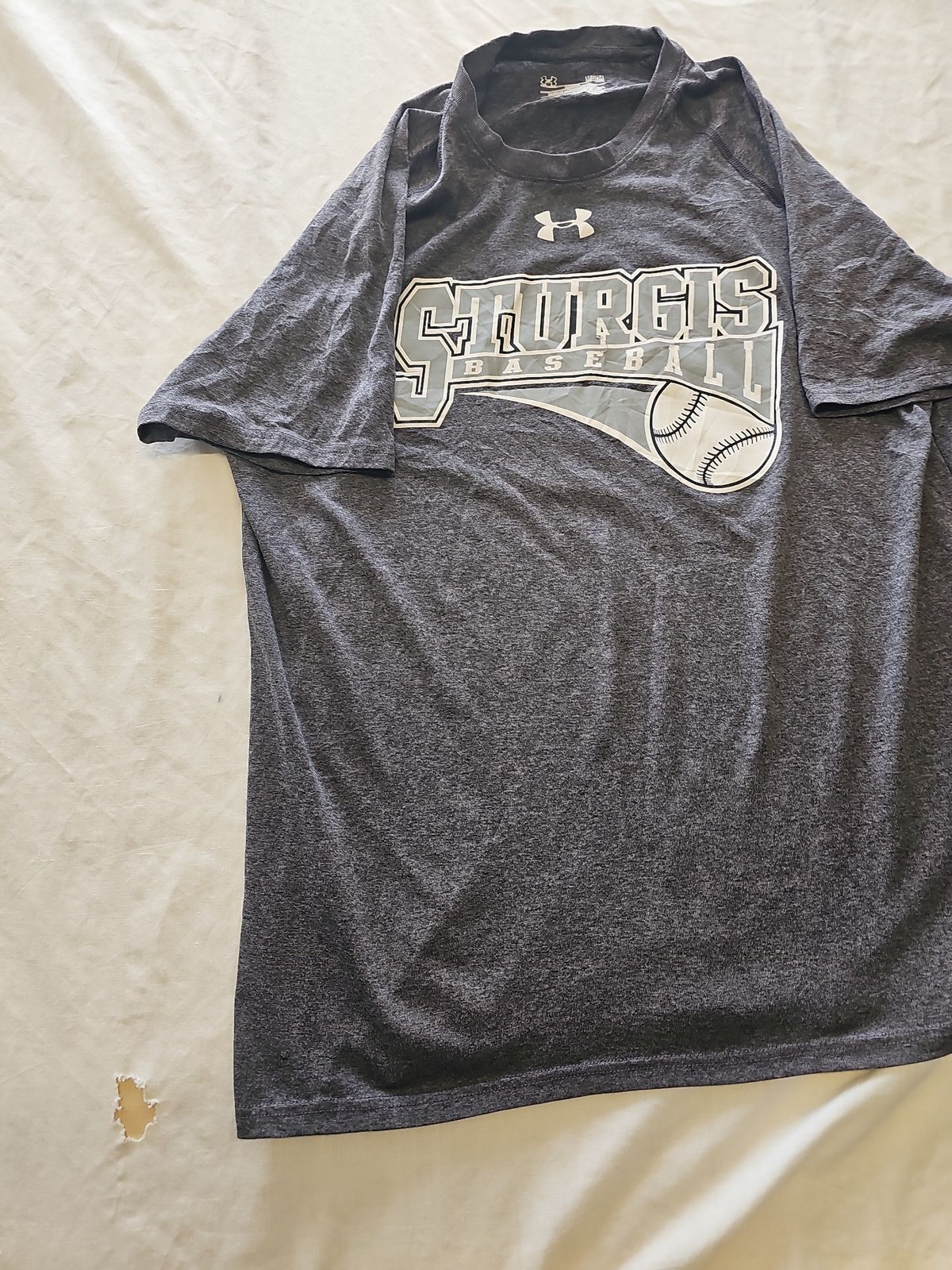 Under Armour HeatGear Sturgis Baseball Graphic T-Shirt M E628 - Image 3