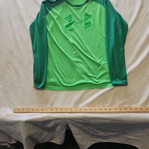 Under Armour Youth HeatGear Long Sleeve Performance Top Lime/Kelly Green L E629