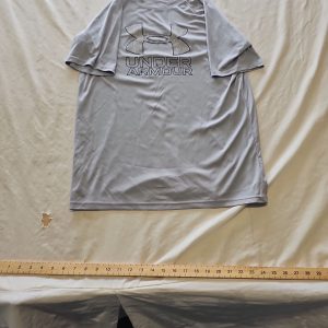 Under Armour Youth XL Grey HeatGear Graphic T-Shirt M E630