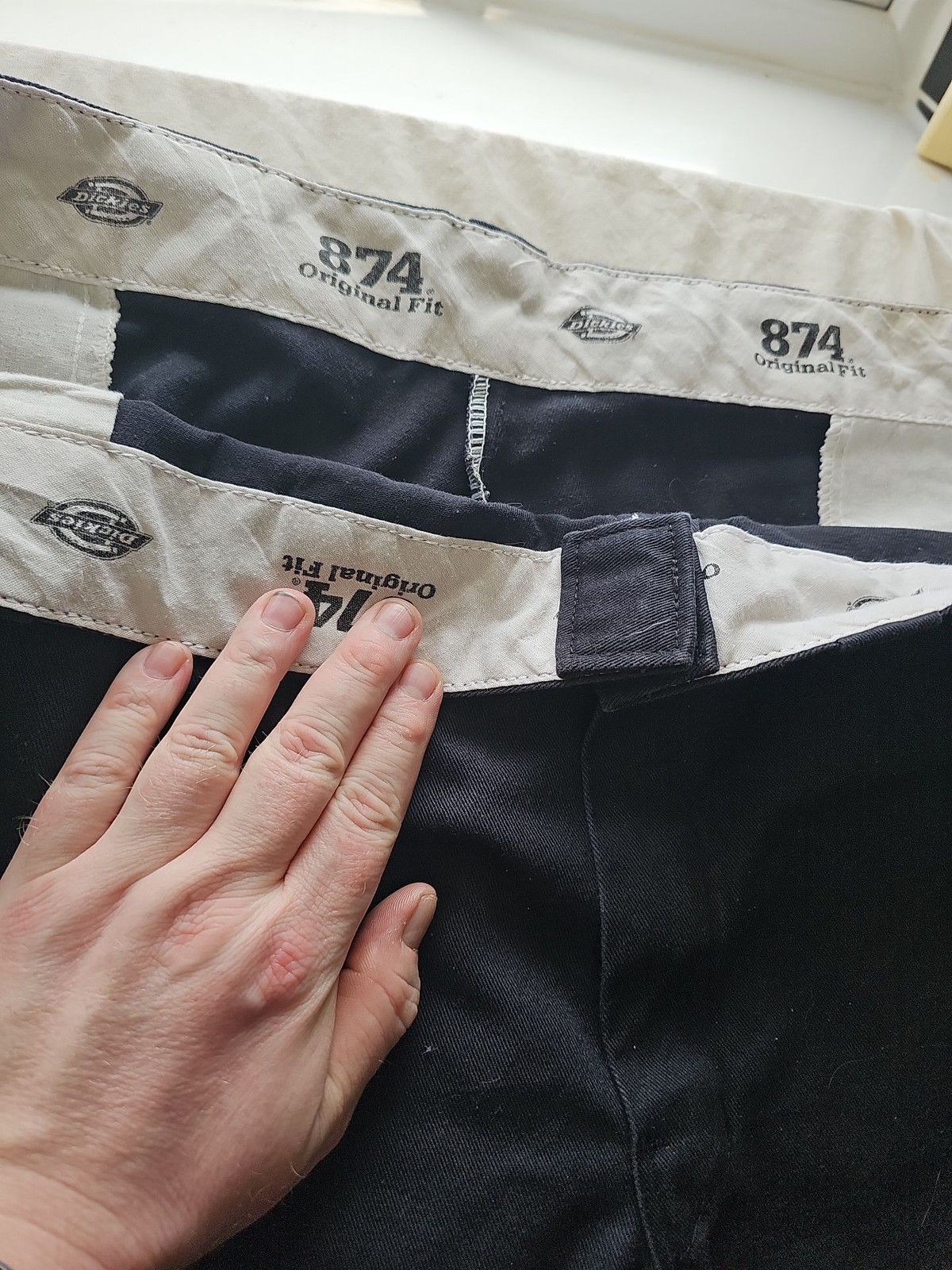 Dickies 874 Original Fit Work Pants – Navy Blue W48 L30 I616