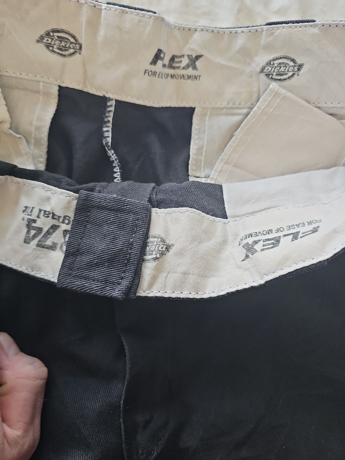 Dickies 874 Flex Original Fit Work Pants in Black W32 L31 I618