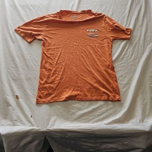 Avirex AVX Orange Graphic Tee Shirt Size XL i612