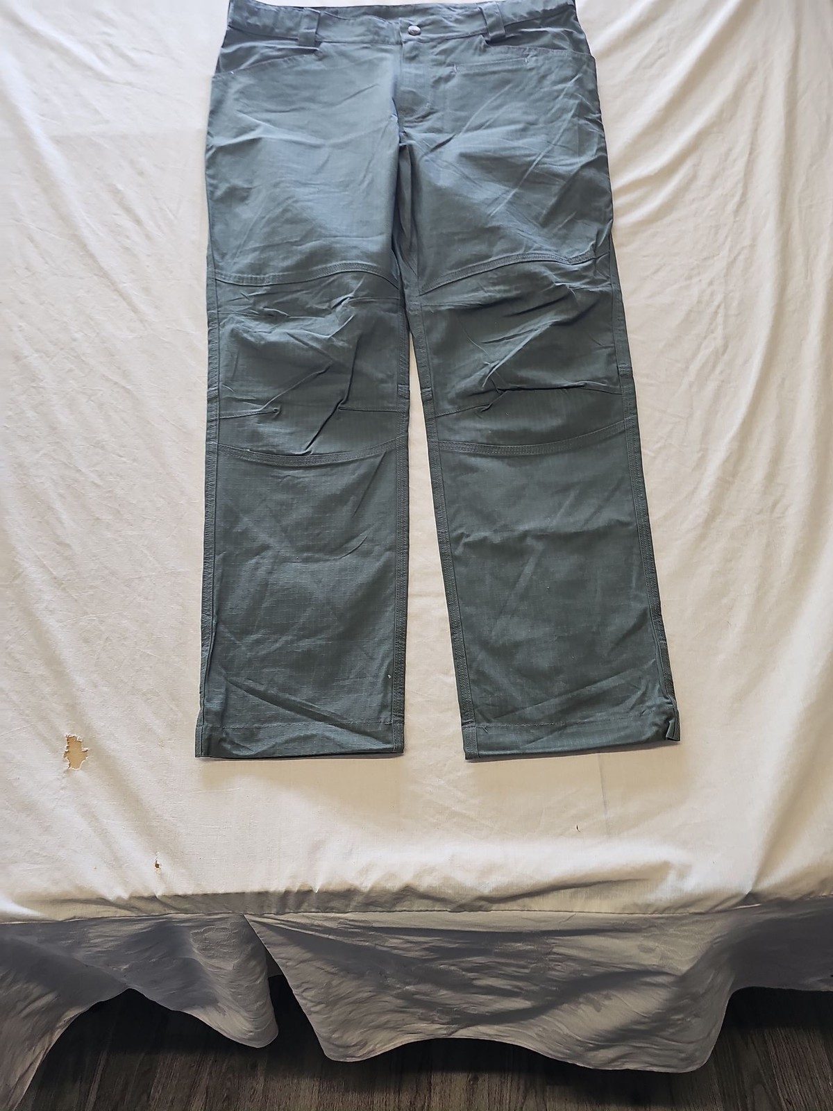MaxGear Ripstop Tactical Trousers Grey XL Outdoor Cargo Pants W36 L30 J653