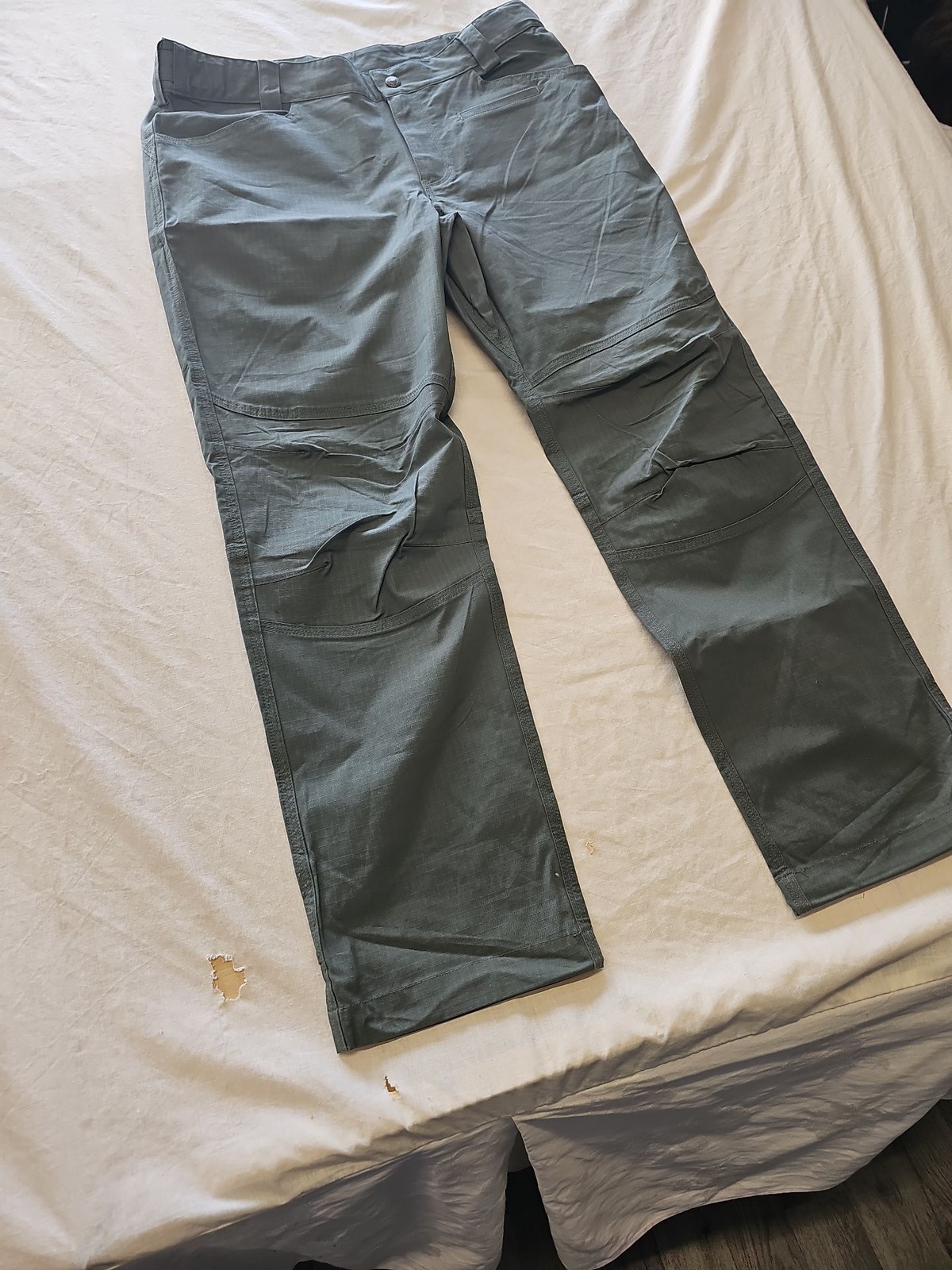 MaxGear Ripstop Tactical Trousers Grey XL Outdoor Cargo Pants W36 L30 J653 - Image 3