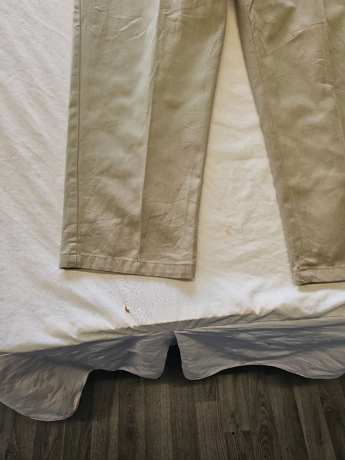 Vintage Dickies 874 Original Fit Work Pants in Khaki 46x30 J643 - Image 6
