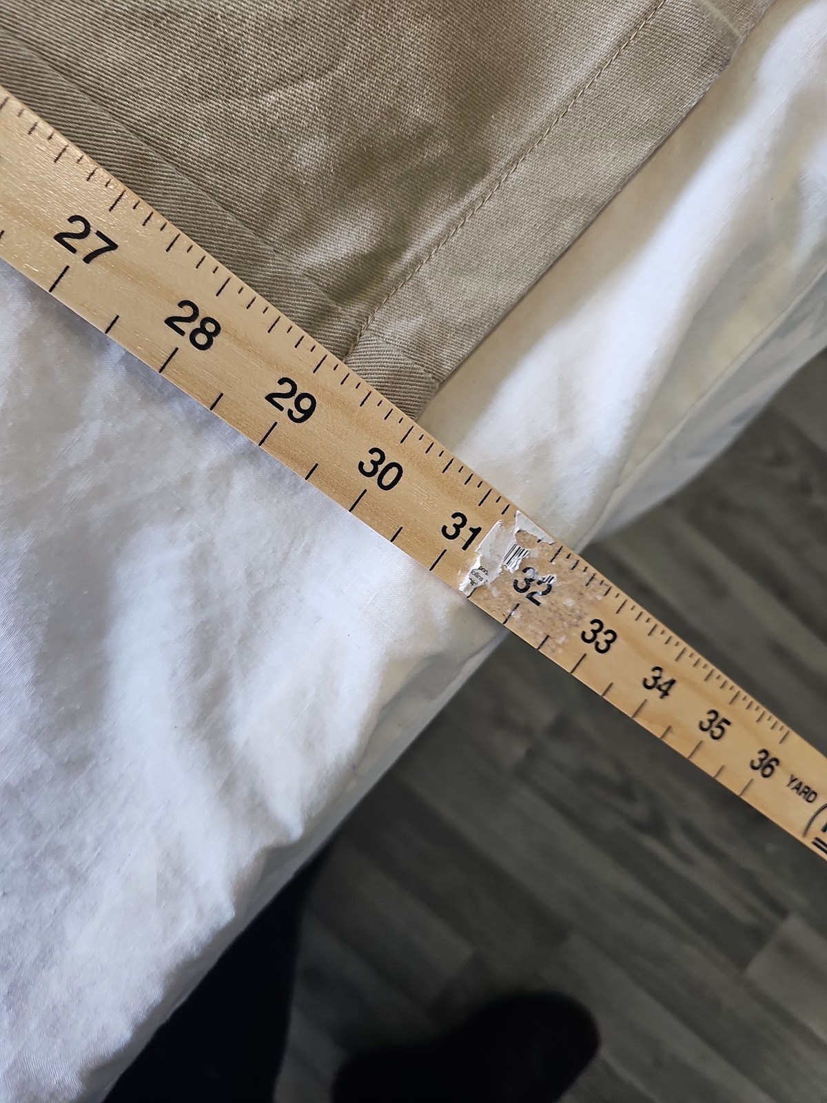 Vintage Dickies 874 Original Fit Work Pants in Khaki 46x30 J643 - Image 8