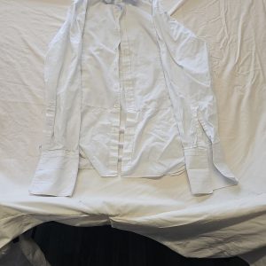 Charles Tyrwhitt Classic Fit White Dress Shirt with French Cuffs S16.5 A444