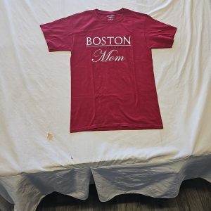 Champion Boston University Mom T-Shirt Crimson Red Small J649